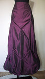 Jupe longue violette prune vintage