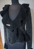 Cardigan fantaisie vintage