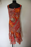 Robe orange vintage