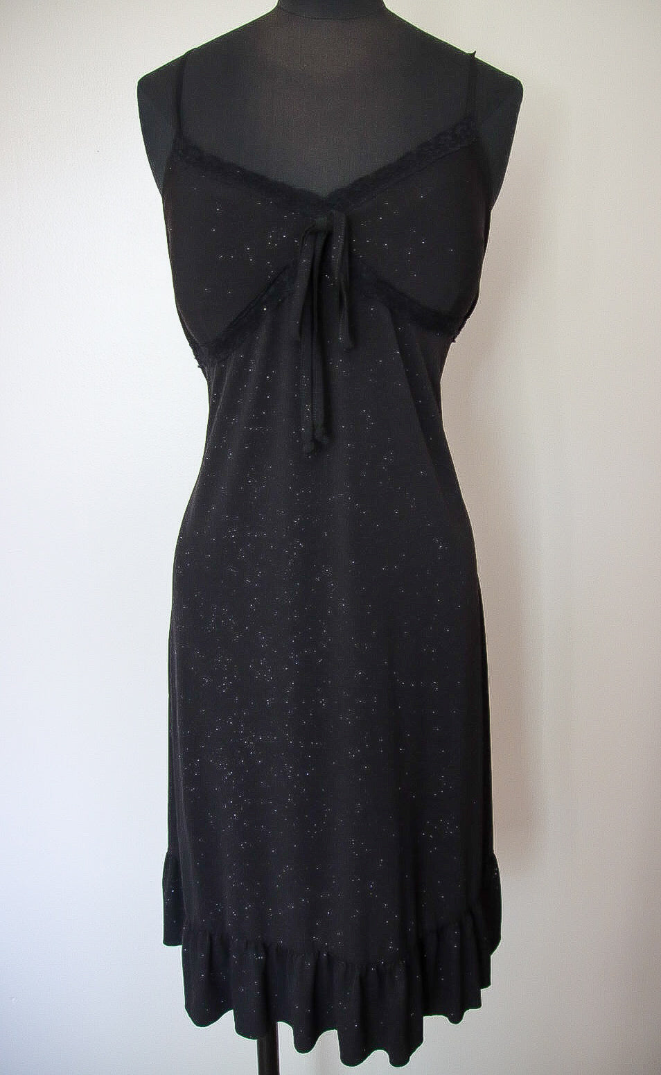 Robe noire pailleté vintage